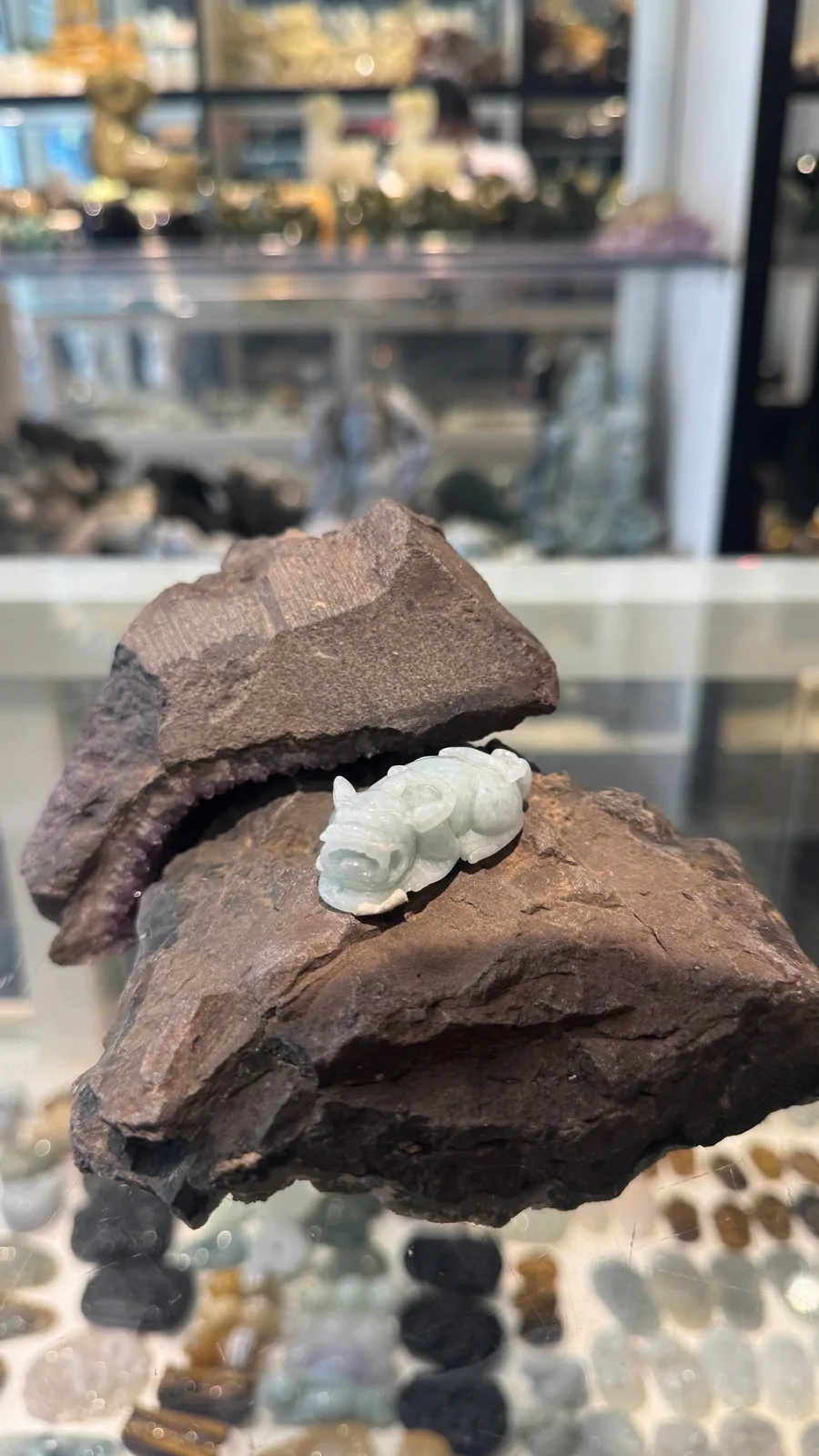 Tỳ hưu ngọc Phỉ Thúy xanh siêu cấp A++++++(GCN 326 -23.24gr) S6898-S1-6484
